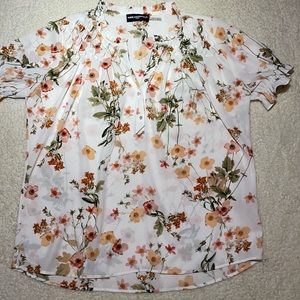 Karl Lagerfeld Smock Ruffle blouse